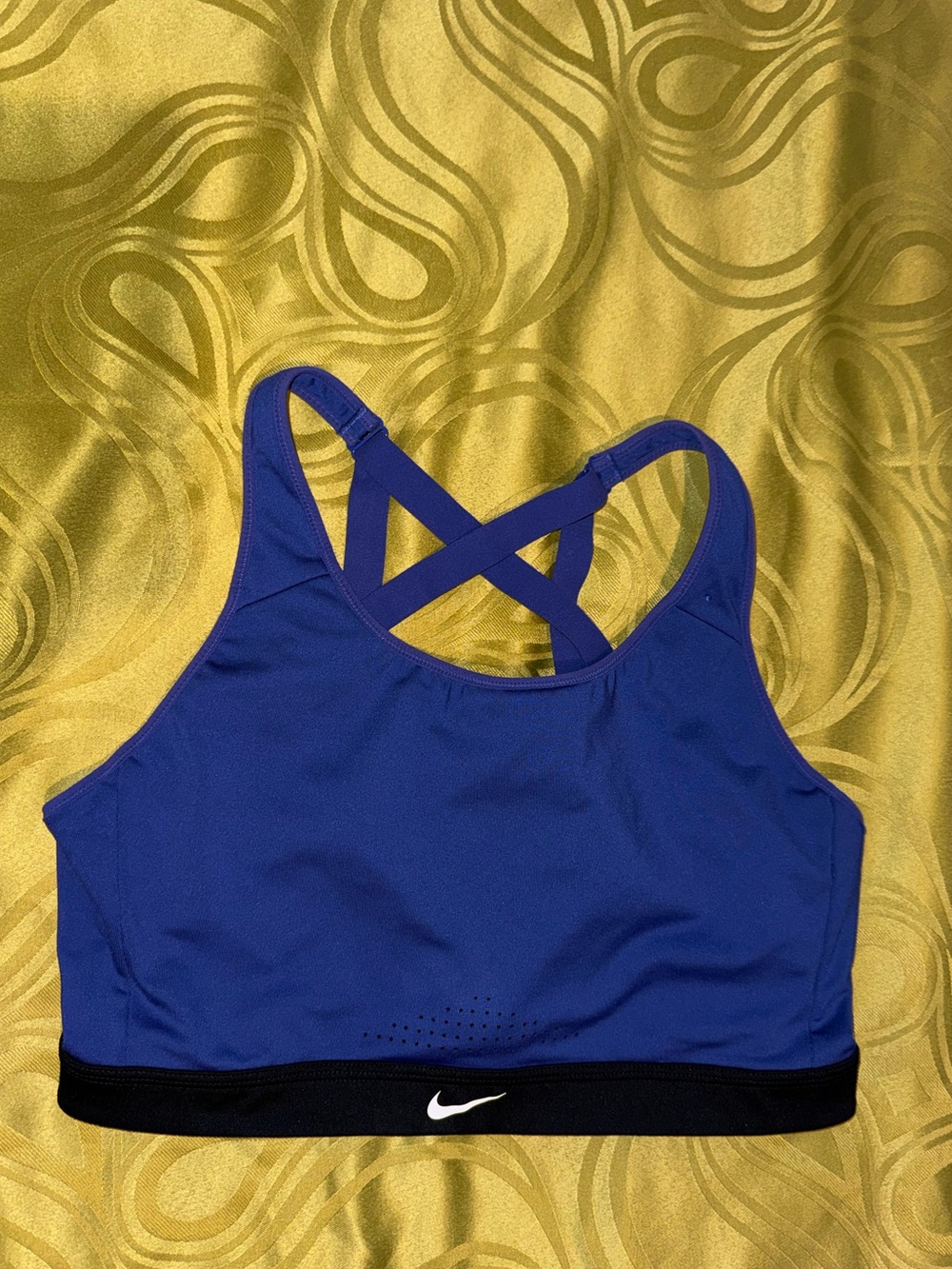 Nike Women's Royal Blue Strappy Sports Bra XL